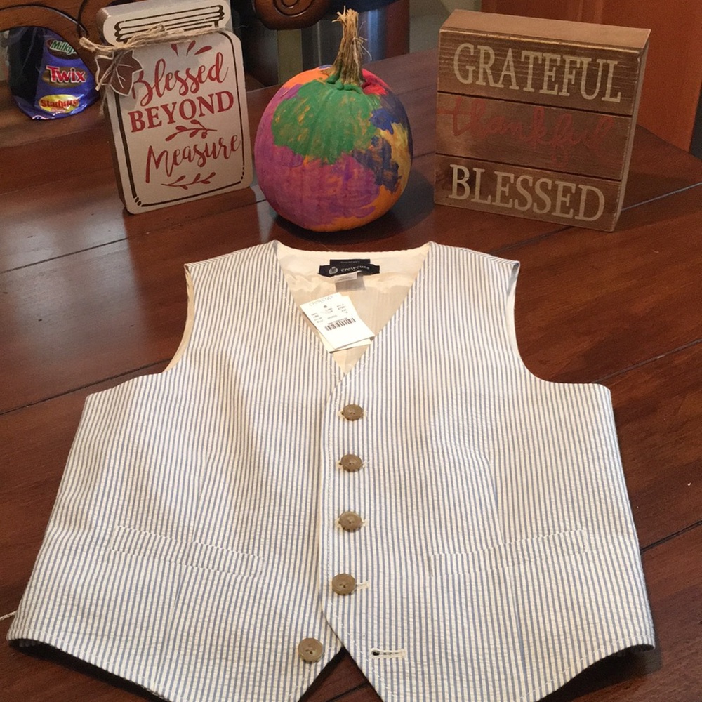 J. Crew Boy’s Seersucker Vest